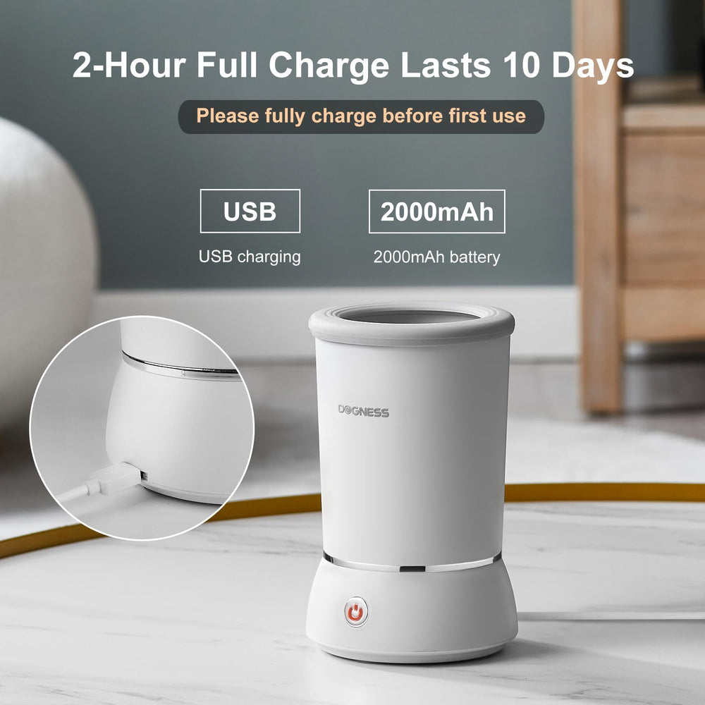 DOGNESS en charge USB montrant la portabilité et autonomie pour voyages