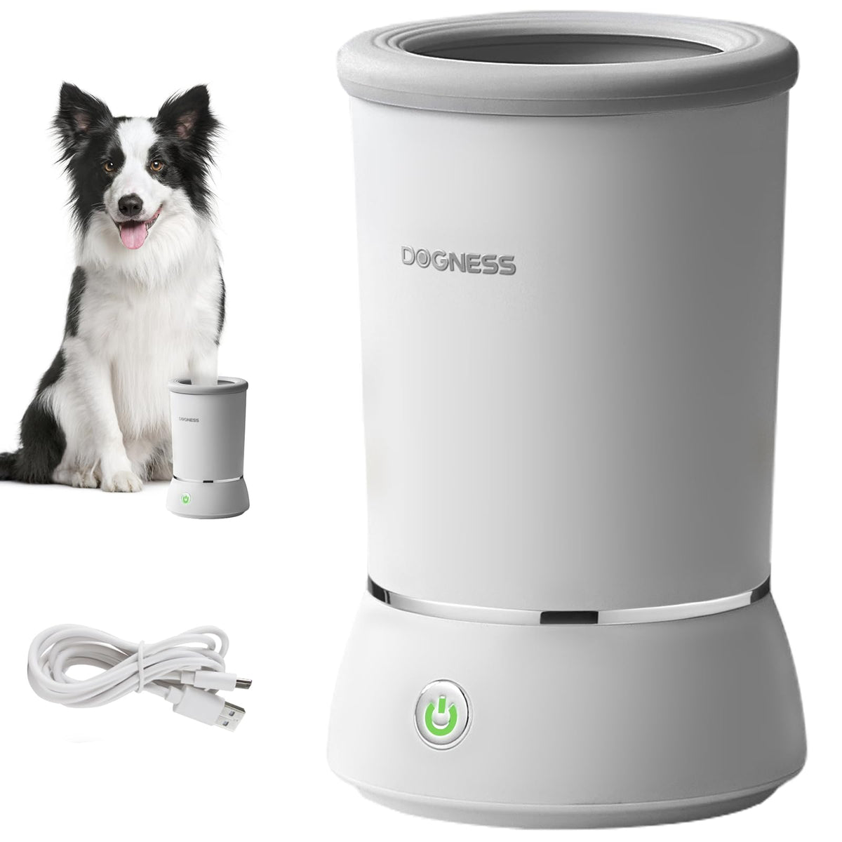 DOGNESS gobelet face avant montrant l'ouverture et prise en main pratique