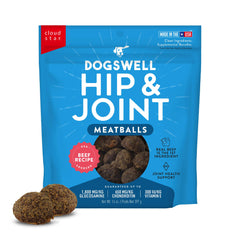 DOGSWELL emballage avant du sac 14 oz montrant la marque et bénéfices