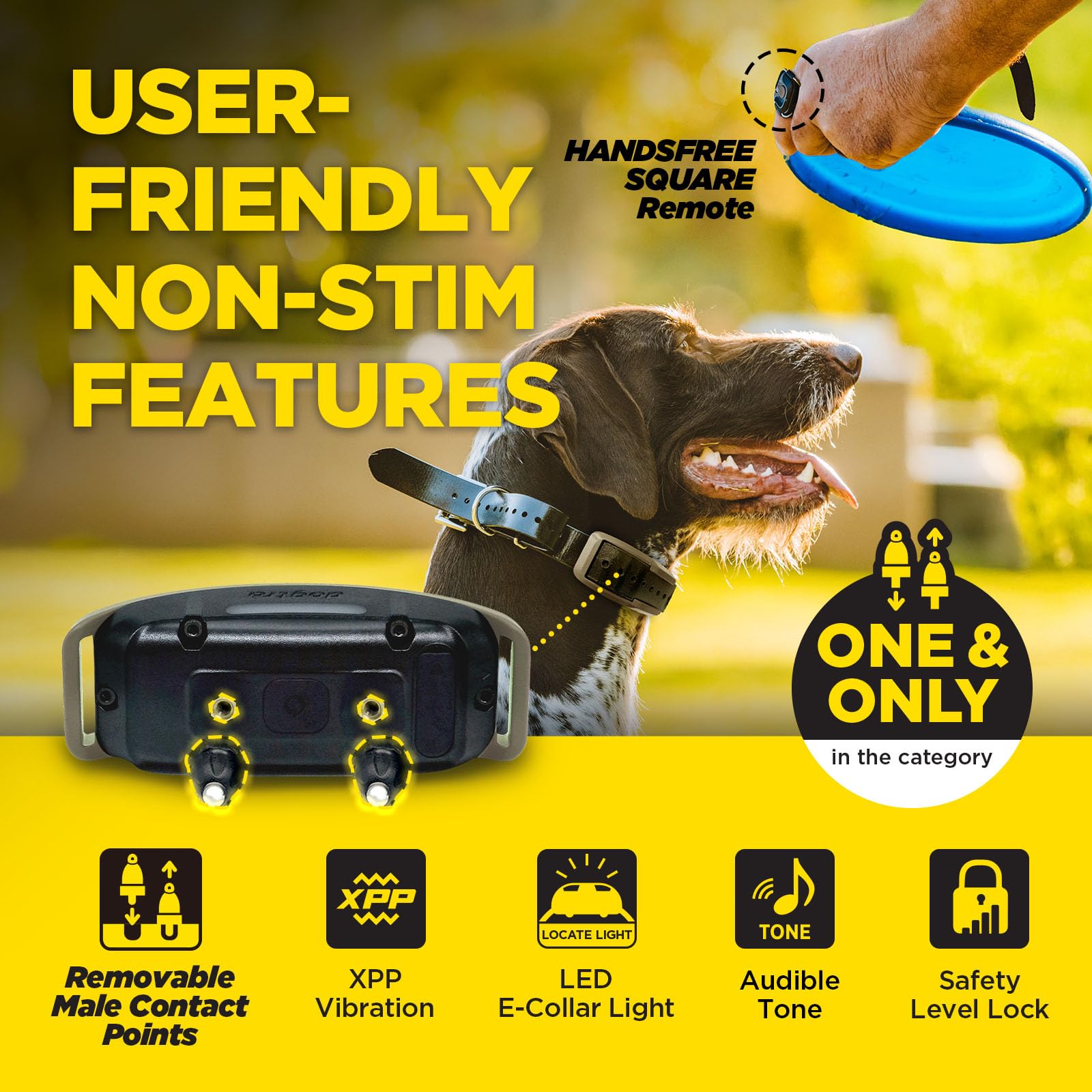 Dogtra 1900X boîtier avec étiquette IPX9K pour durabilité