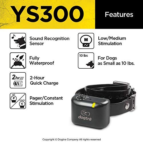 Dogtra YS300 gros plan des matériaux étanches pour durabilité extérieure