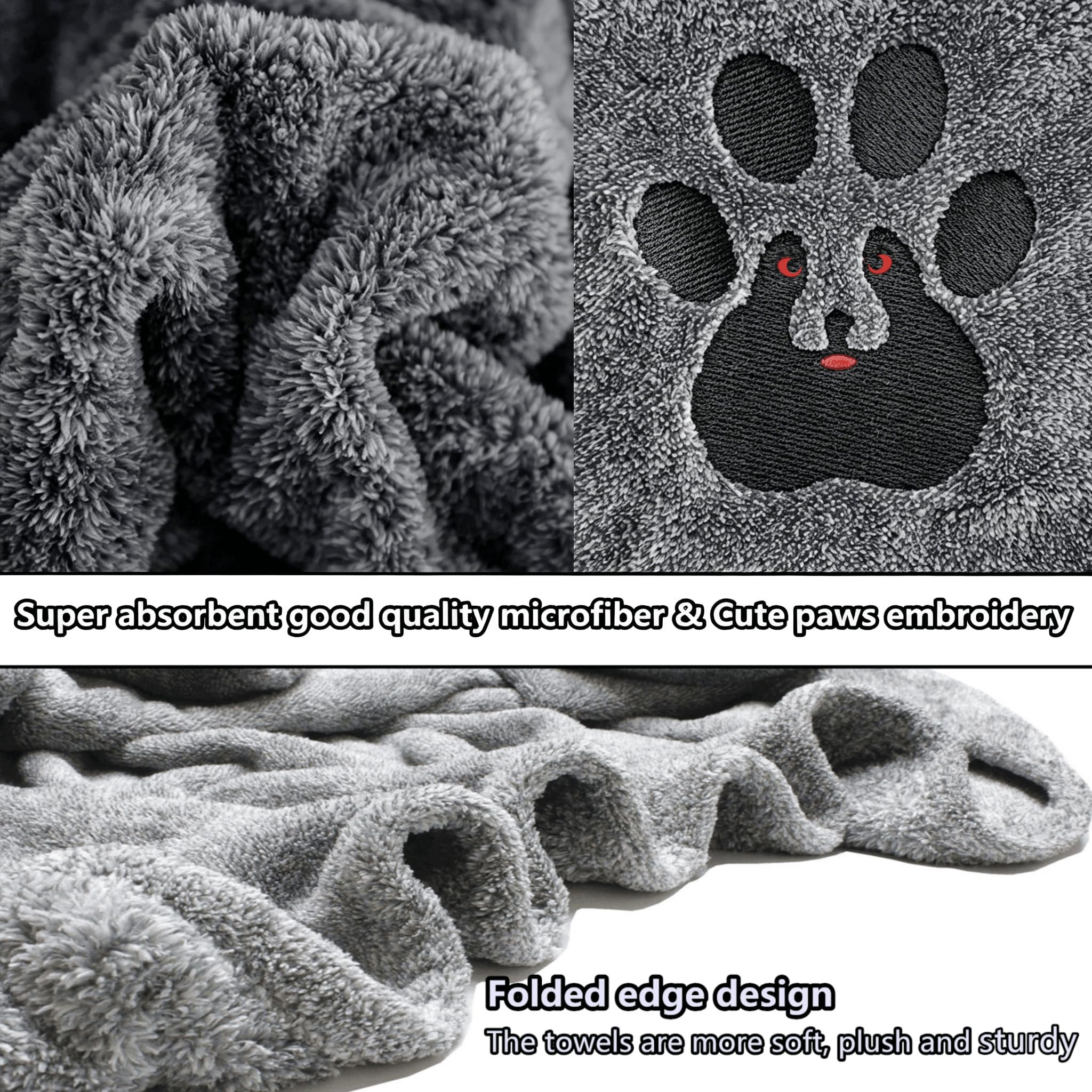 Dogvingpk serviette pliée dans sac de voyage, pratique pour sorties et toilettage mobile