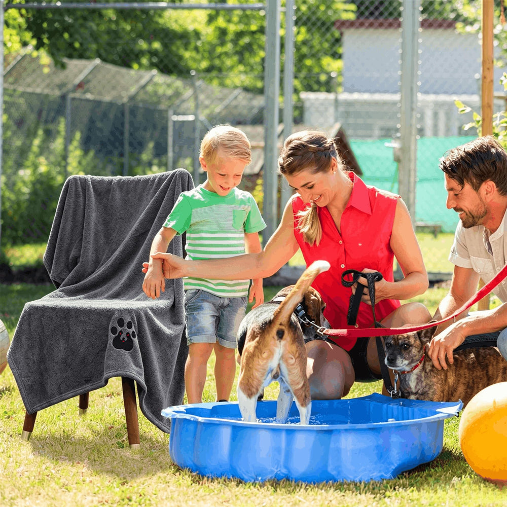 Dogvingpk serviette pliée facile à transporter, gain de place pratique
