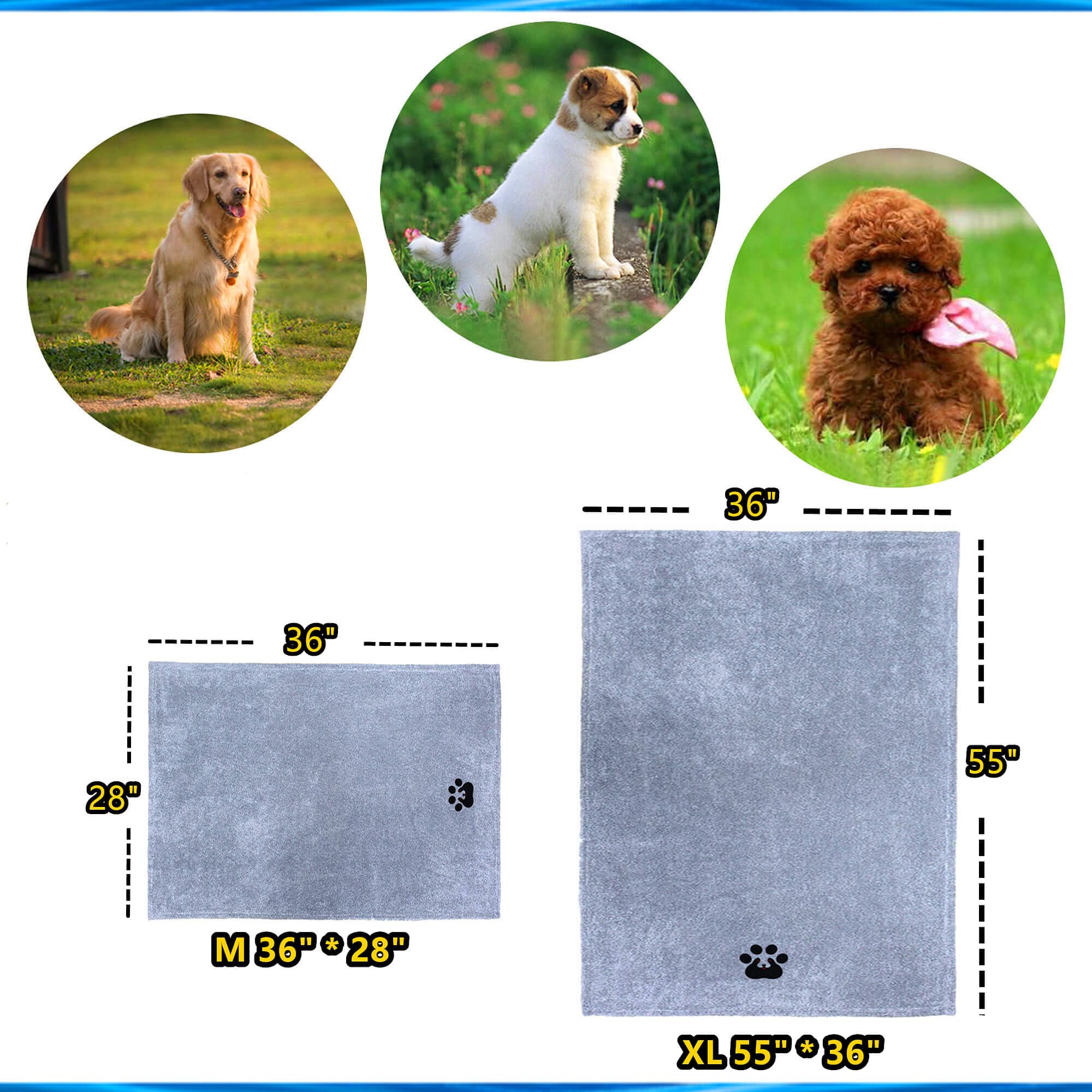Dogvingpk serviette posée sur table de toilettage professionnelle