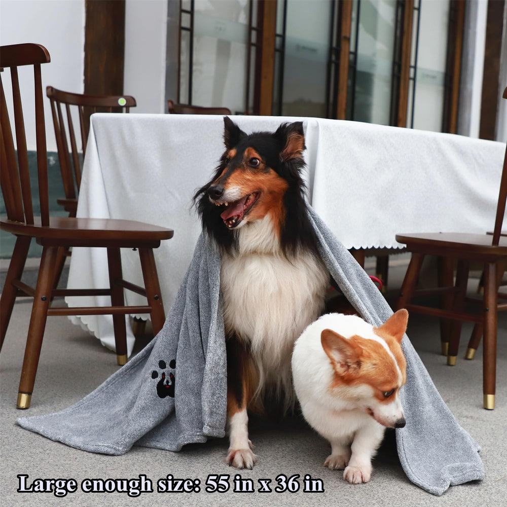 Dogvingpk gros plan microfibre douce et dense, absorption renforcée