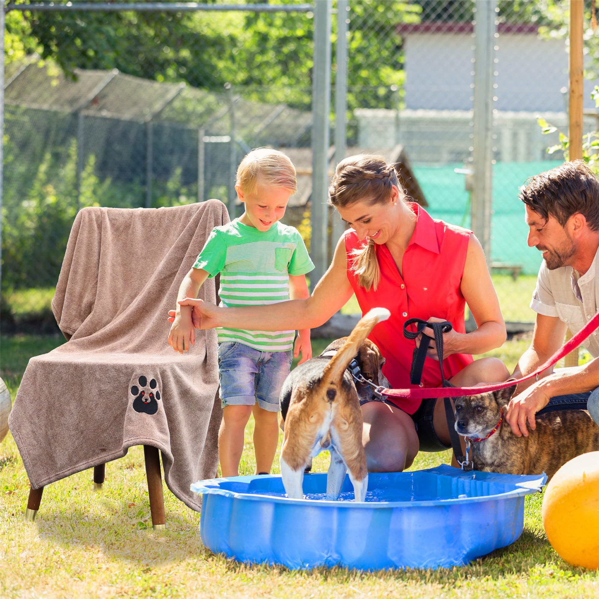 Dogvingpk gros plan microfibre montrant douceur et absorption