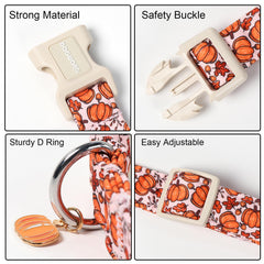 DOGWONG collier gros plan tissu en coton doux pour réduire irritations