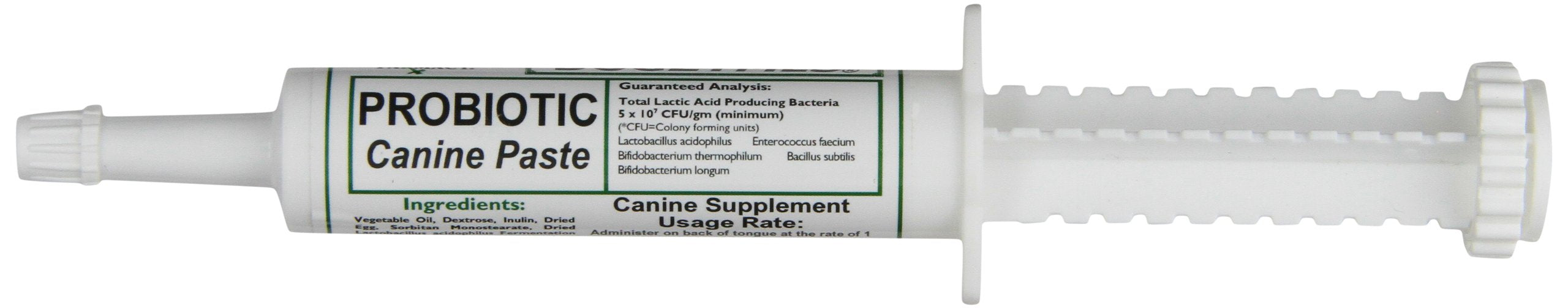 Dogzymes packaging avant montrant étiquette et dosage pratique pour chiens