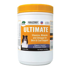 Dogzymes emballage avant montrant la marque et bénéfice nutritionnel