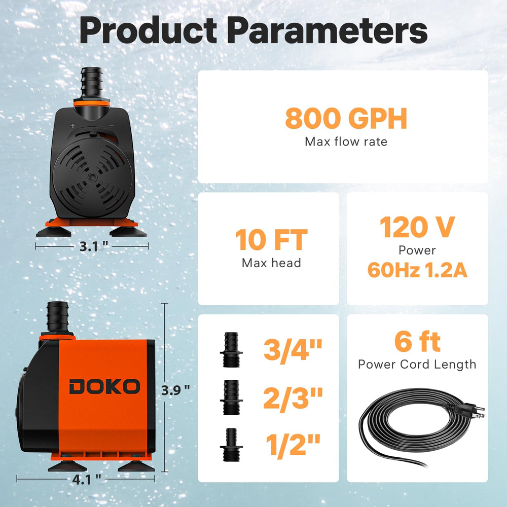 DOKO comparaison de taille avec une main montrant compacité et portabilité