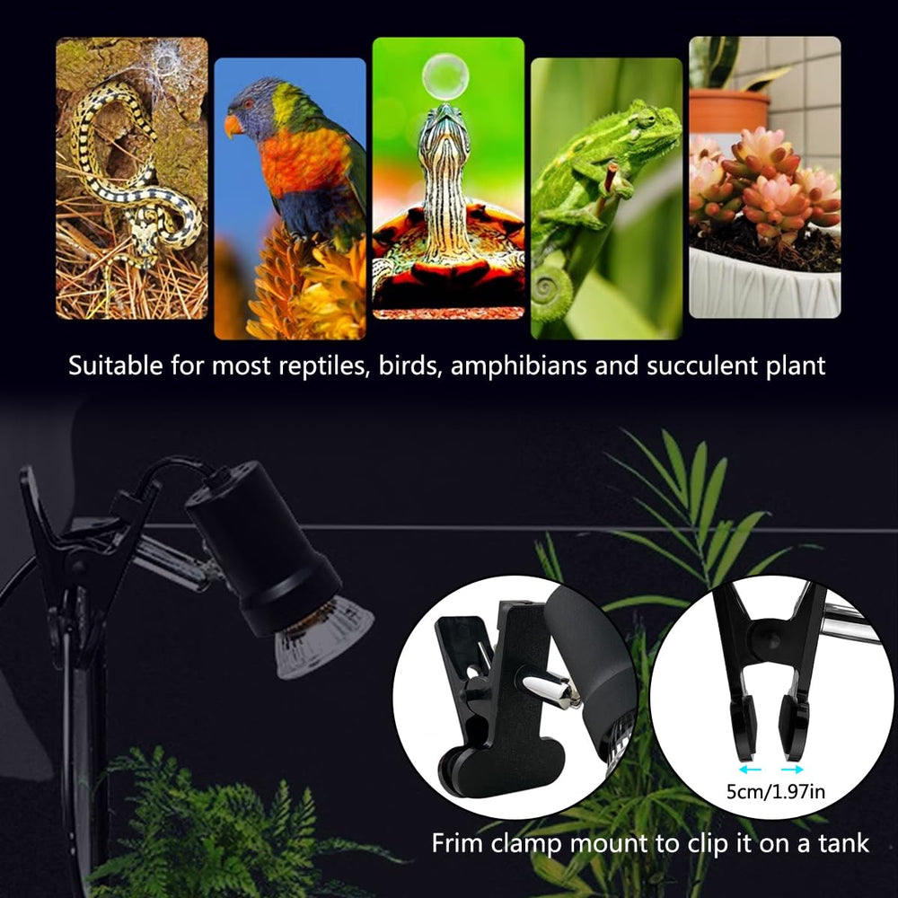 DOMICA clip rotatif monté sur terrarium offrant ajustement précis