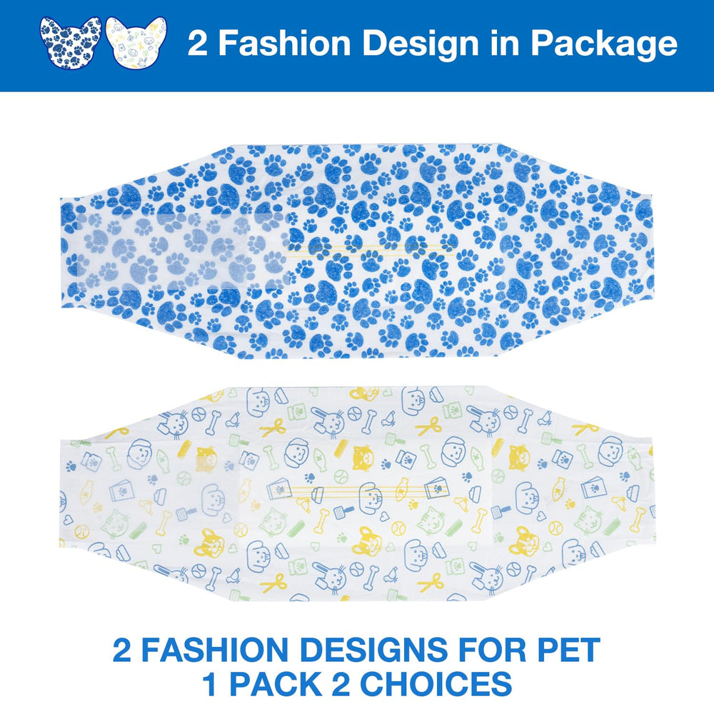 Dono motif patte bleu montrant design et esthétique pratique