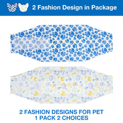 Dono motif patte bleu montrant design et esthétique pratique