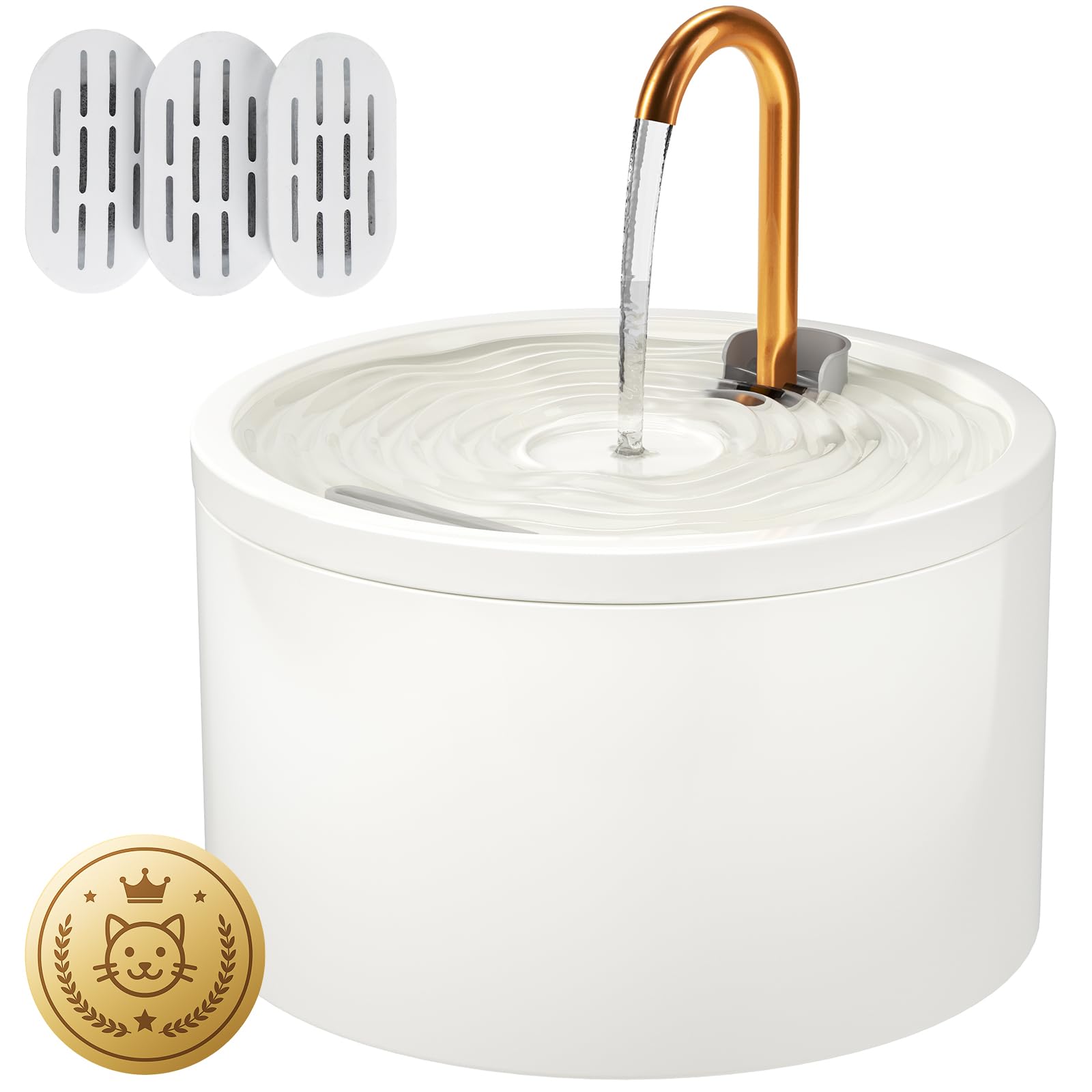 DOOOB fontaine en céramique vue de face montrant design élégant et capacité