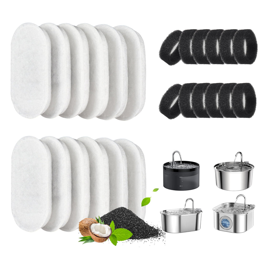 DOOOB pack 24 filtres devant montrant quantité et rangement pratique