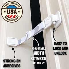Door Buddy comparaison d'échelle avec main pour visualiser taille utile
