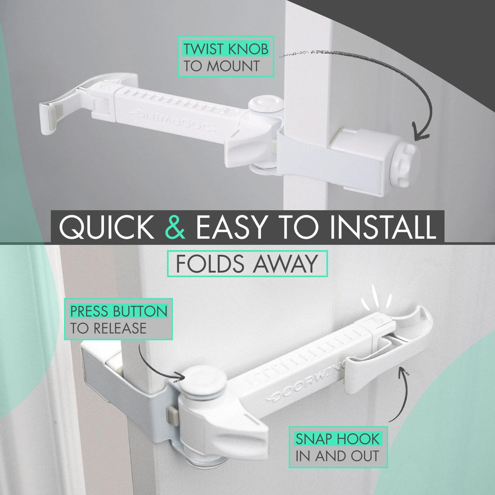 DOORWING comparaison de taille avec une main montrant portabilité et prise en main