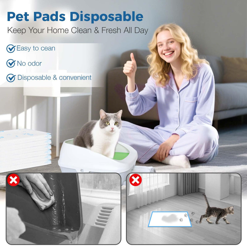 DOQVTIZAY coussinet installé dans bac Breeze, maintien propre et sec
