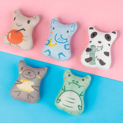 Dorakitten zoom sur la texture coton-lin apportant prise confortable
