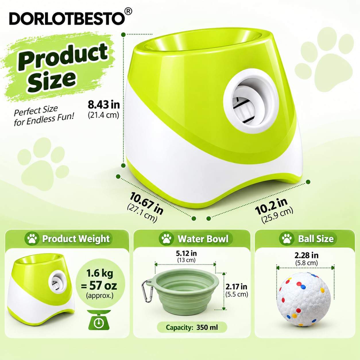 Dorlotbesto bol pliable 350 ml déplié et pratique pour hydrater le chien en sortie