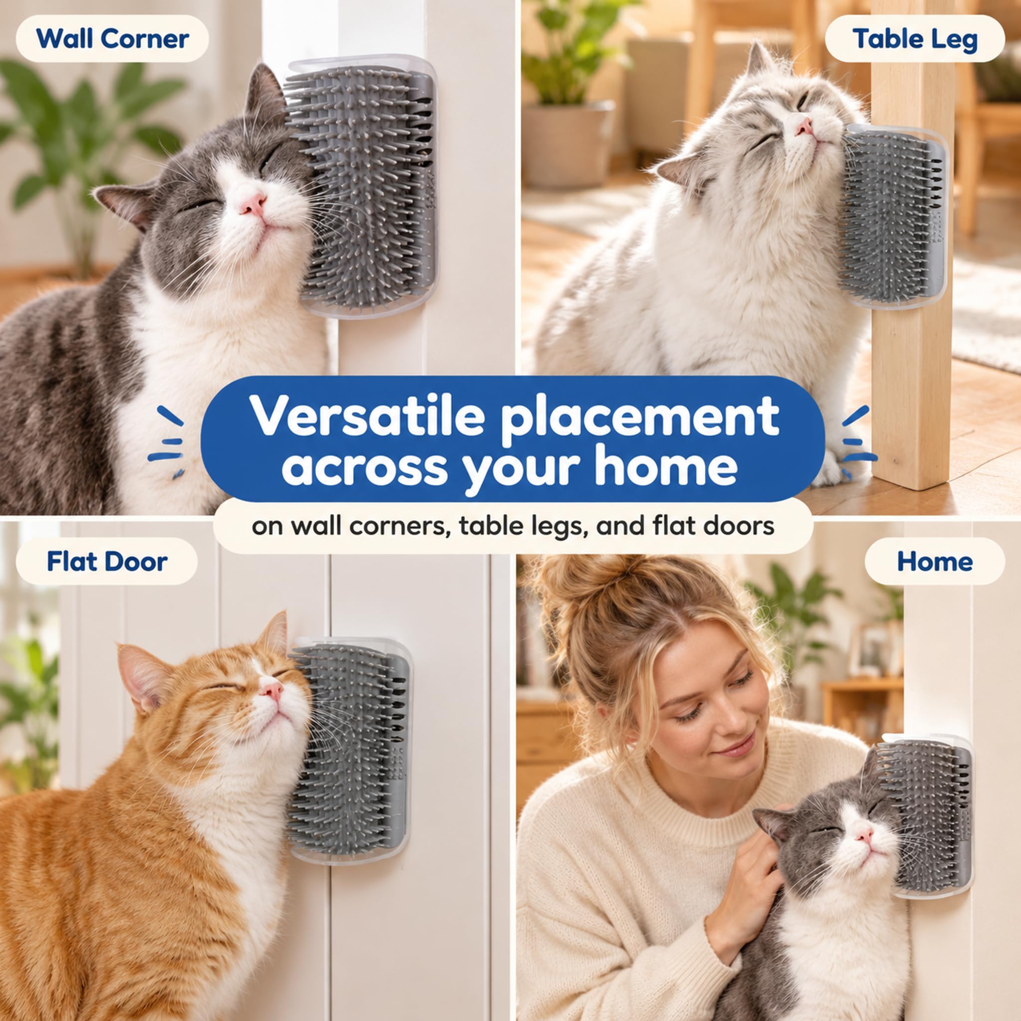 DOUBLE 2 C ensemble de quatre brosses, couvre plusieurs zones de frottement