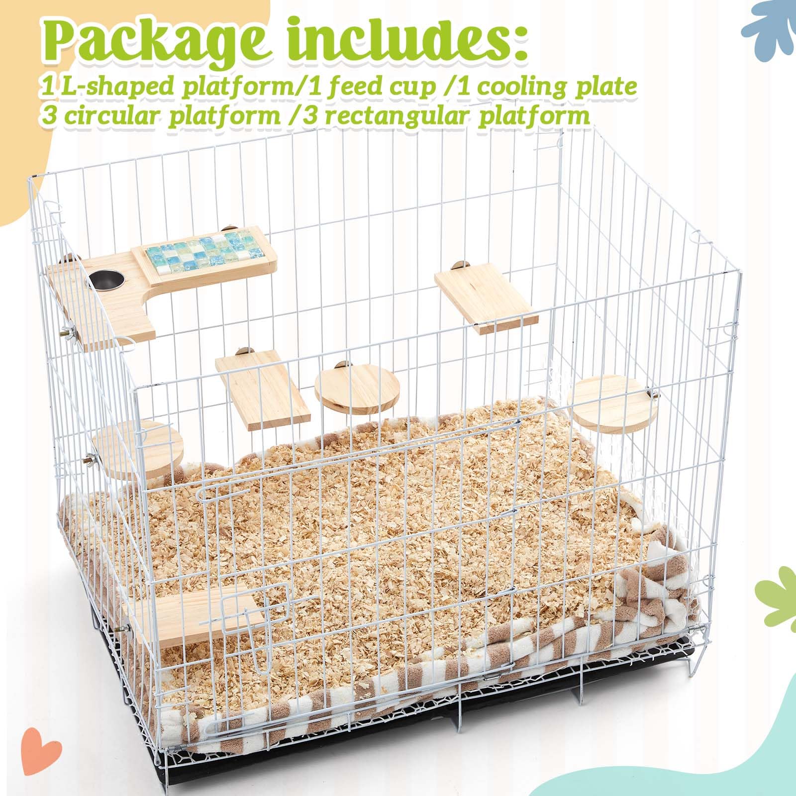 DoubleFill plateforme en L installée offrant parcours vertical sécurisé