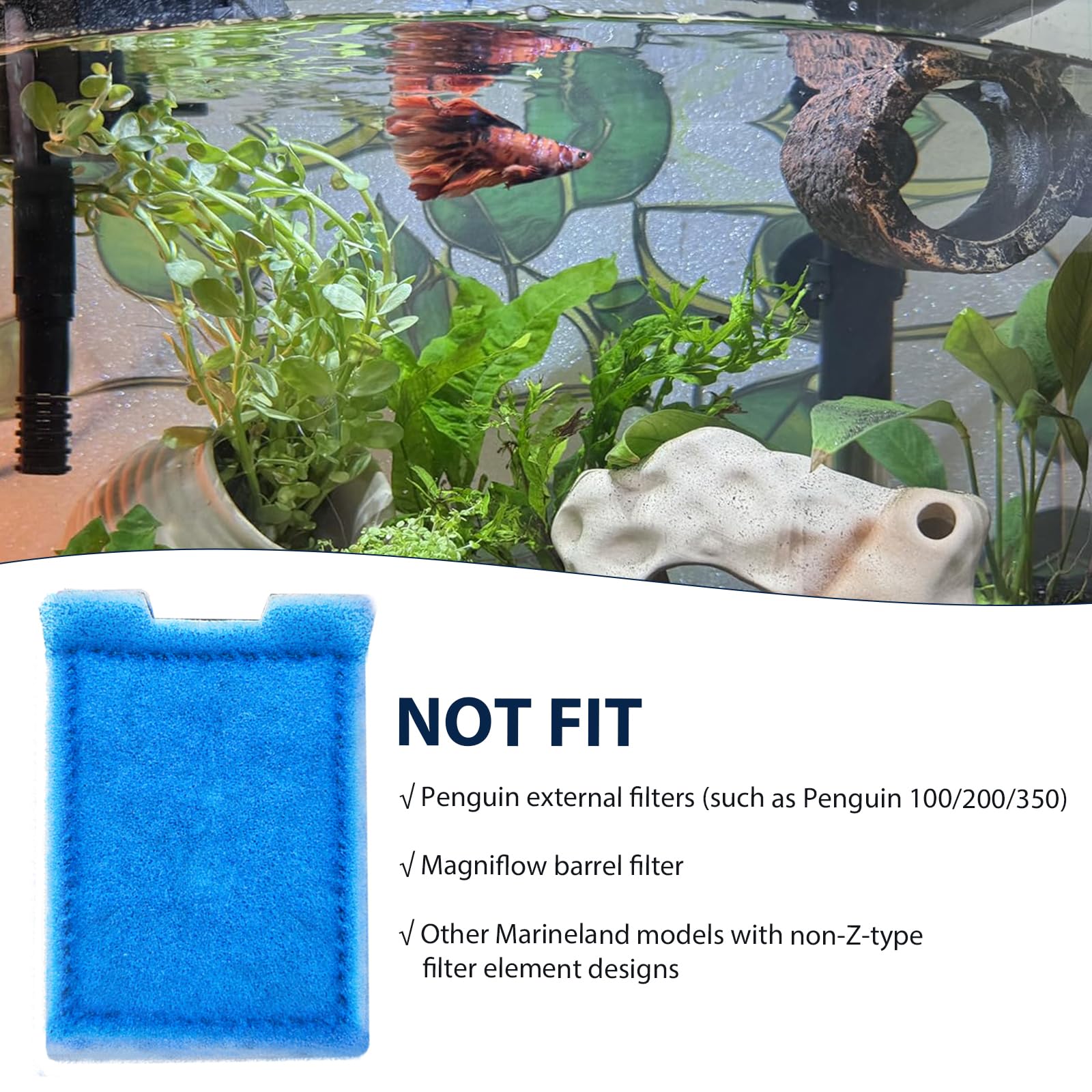 doufuhua cartouche installée dans aquarium clarifie l'eau et protège poissons