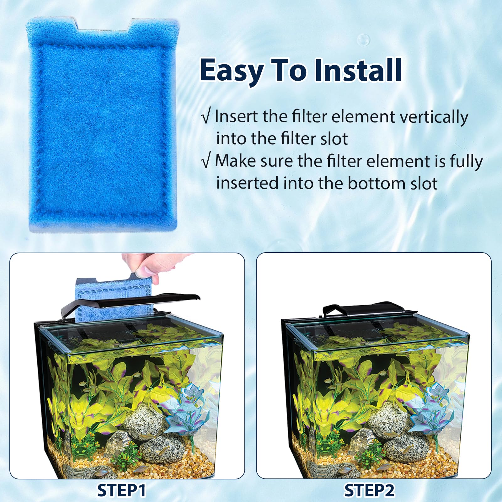 doufuhua zoom sur cadre PP sûr et durable pour environnement d'aquarium stable