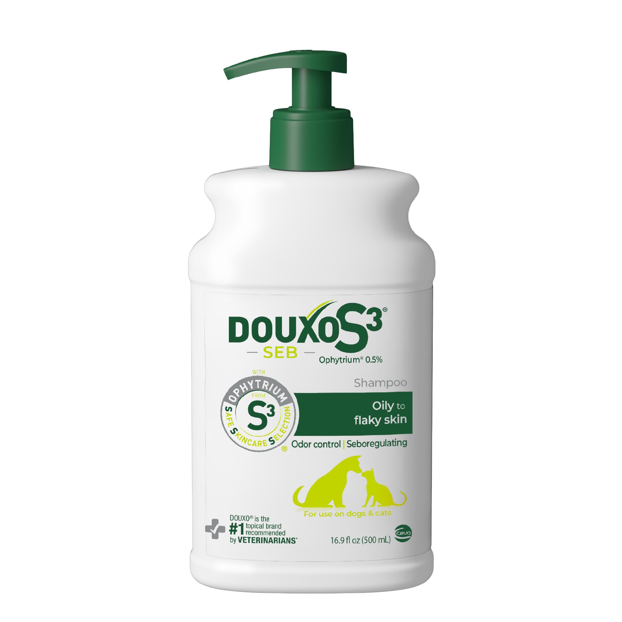 Douxo S3 SEB flacon face montrant packaging et usage recommandé