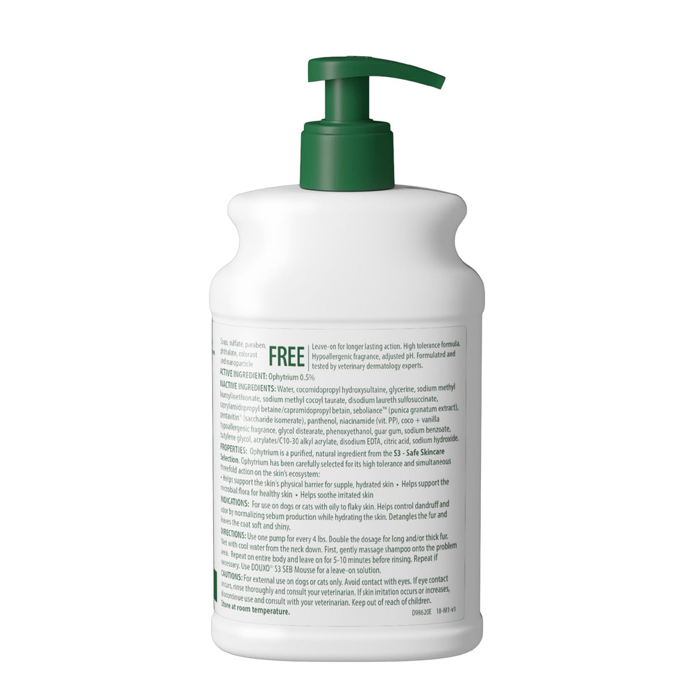 Douxo S3 SEB packaging 500 ml prêt à l'emploi pour plusieurs lavages