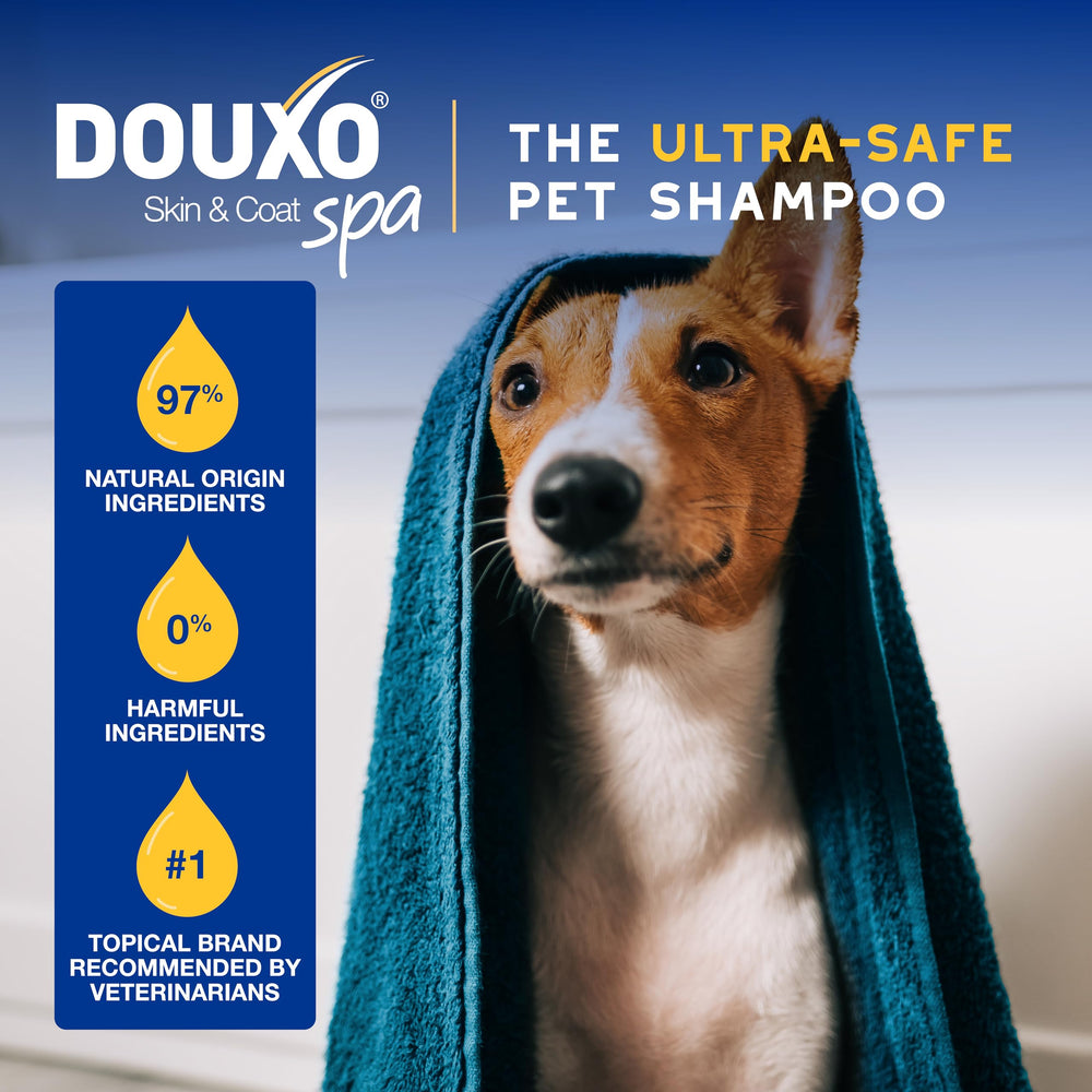 DOUXO résultat avant après pelage doux et brillant après usage