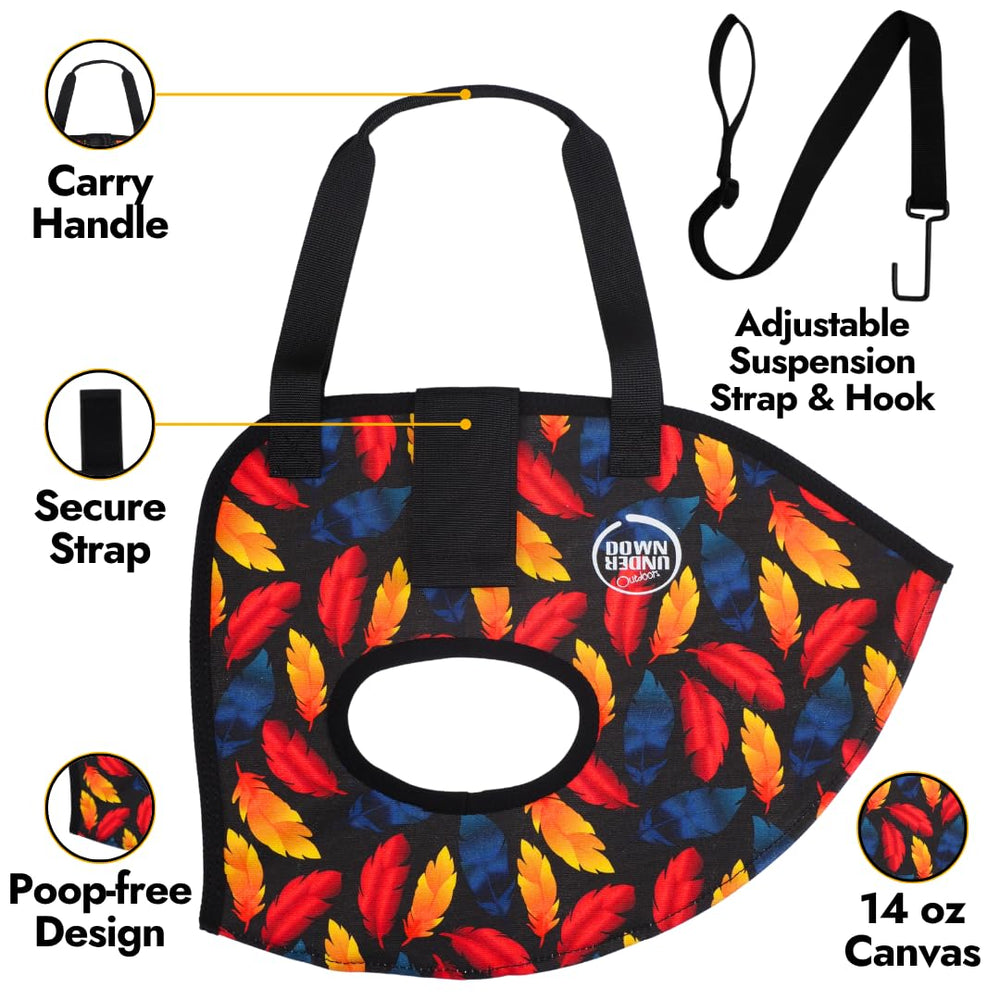 DOWN UNDER OUTDOORS comparaison taille moyen adaptée aux poules standard