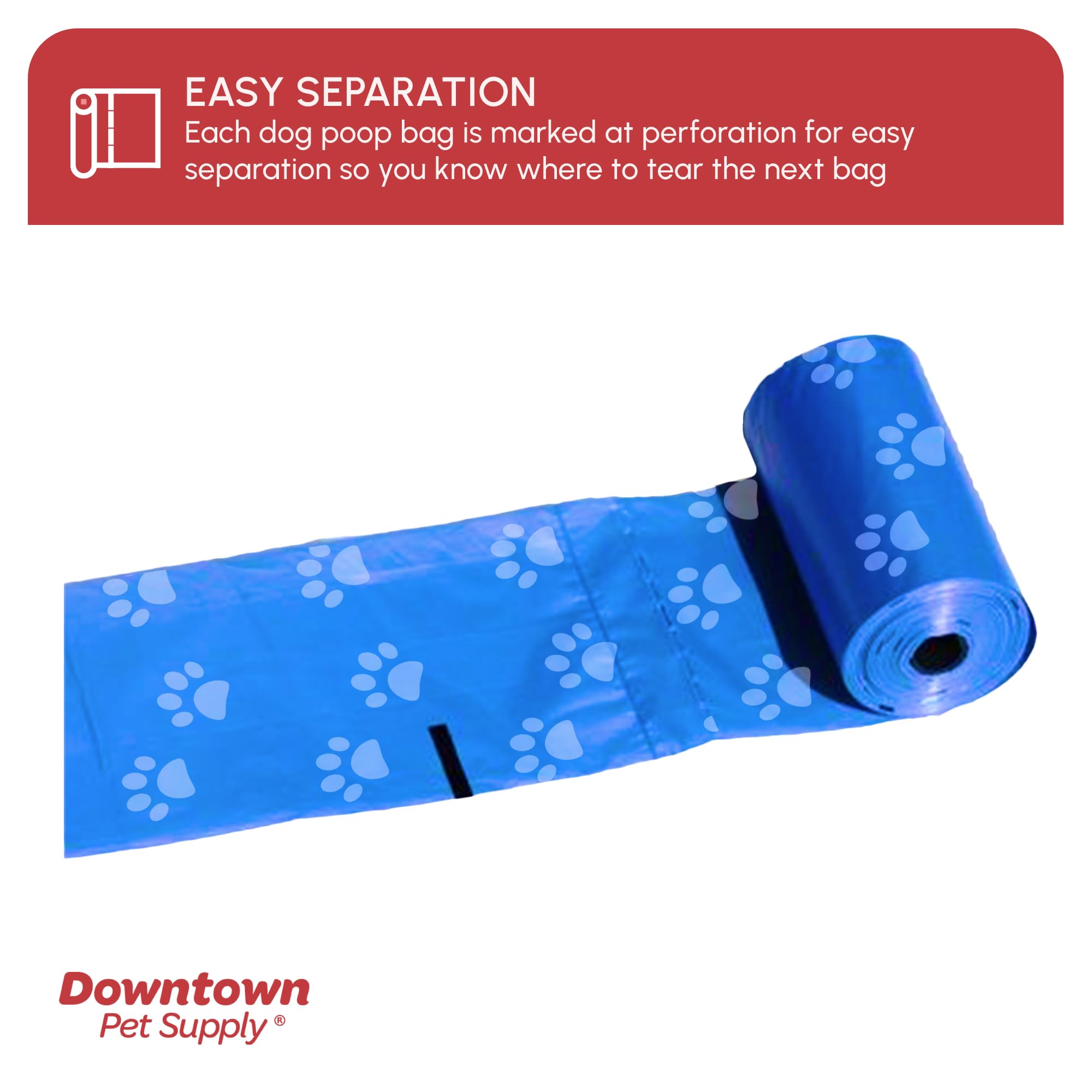 Downtown Pet Supply porte-sac en forme d'os, design compact et esthétique