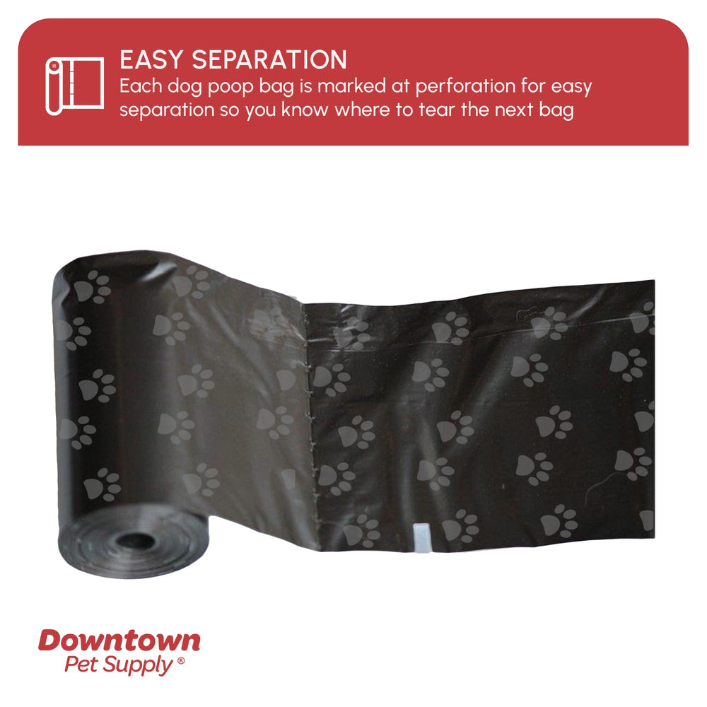 Downtown Pet Supply sac en cours d'utilisation sur une laisse, hygiène préservée