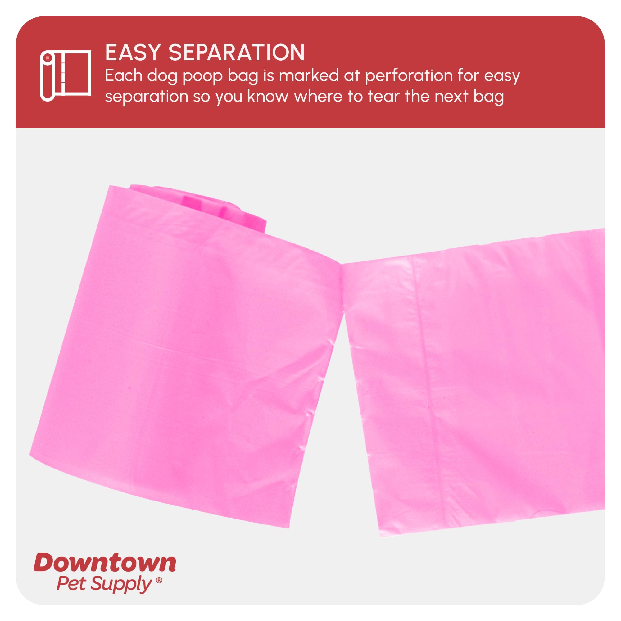 Downtown Pet Supply sac tenu en main montrant la taille et la capacité généreuse