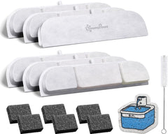DownyPaws vue avant du pack de filtres, stockage pratique et gain de temps
