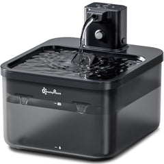 DownyPaws vue de face montrant la fontaine et son réservoir pratique