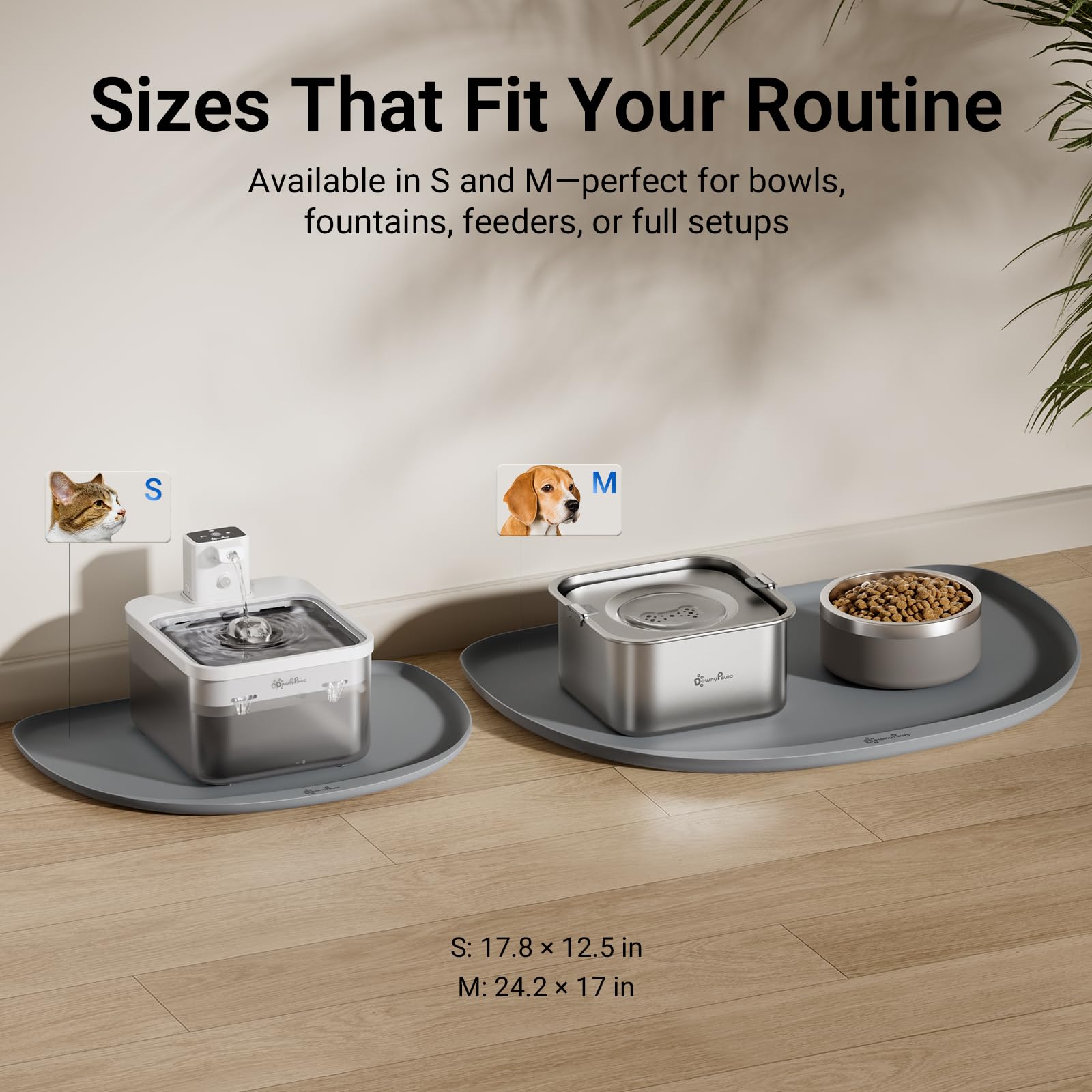 DownyPaws tapis plié et attaché avec sangle pour rangement compact et transport facile