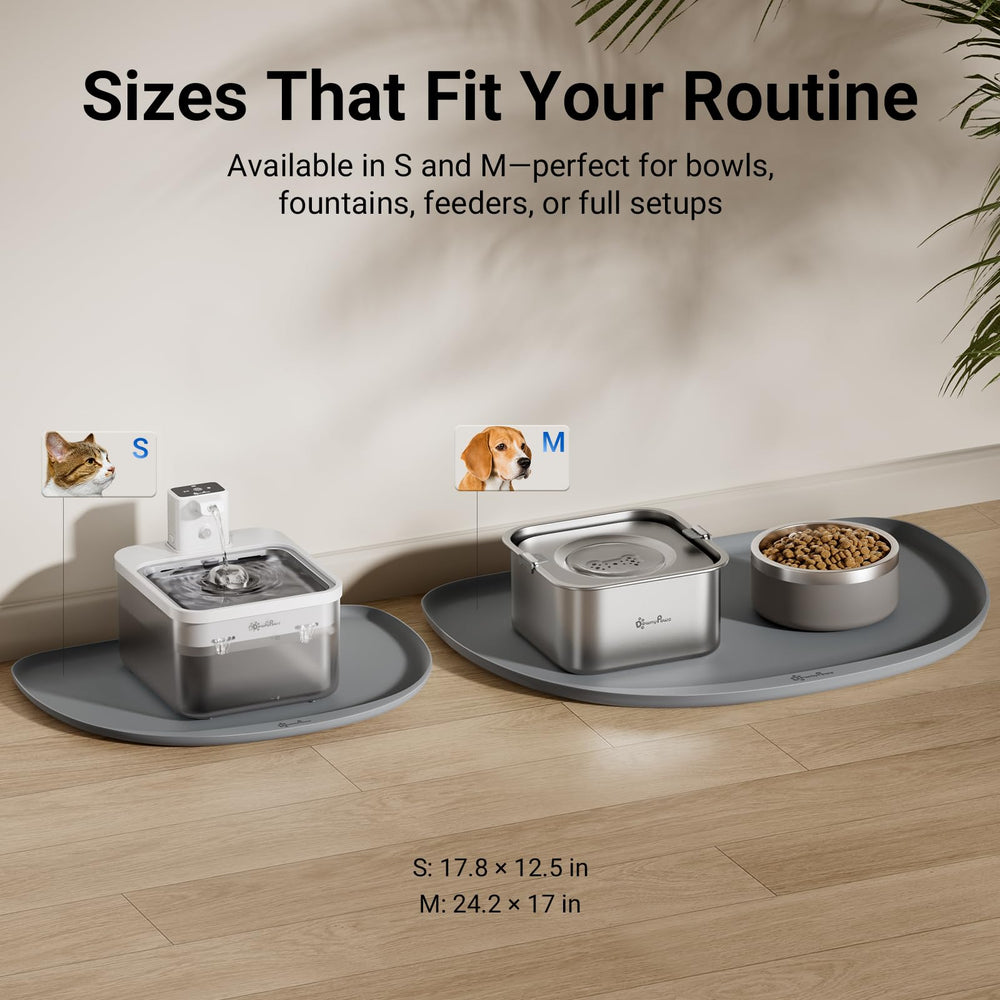 DownyPaws tapis plié et attaché avec sangle pour rangement compact et transport facile