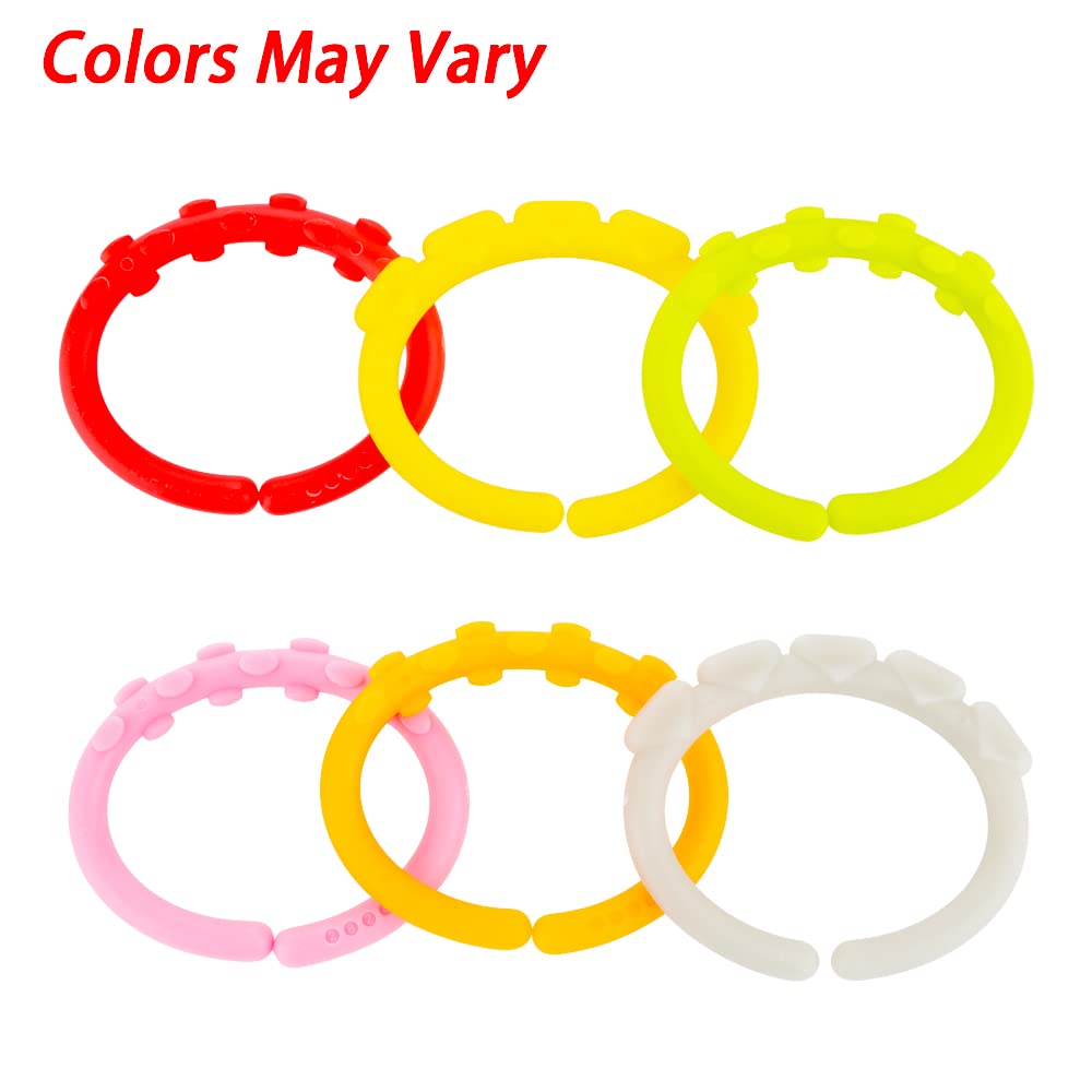 DQITJ assortiment coloré de maillons, polyvalence pour créations DIY