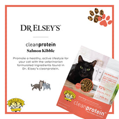 Dr. Elsey's bol plein devant chat heureux pour bénéfice satiété et énergie