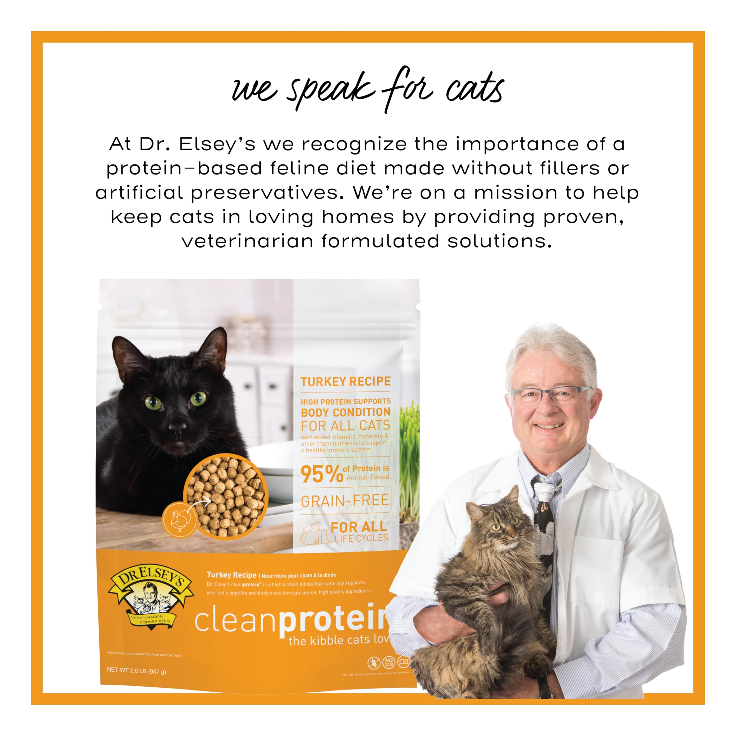 Dr. Elsey's comparaison de taille des croquettes pour évaluation visuelle
