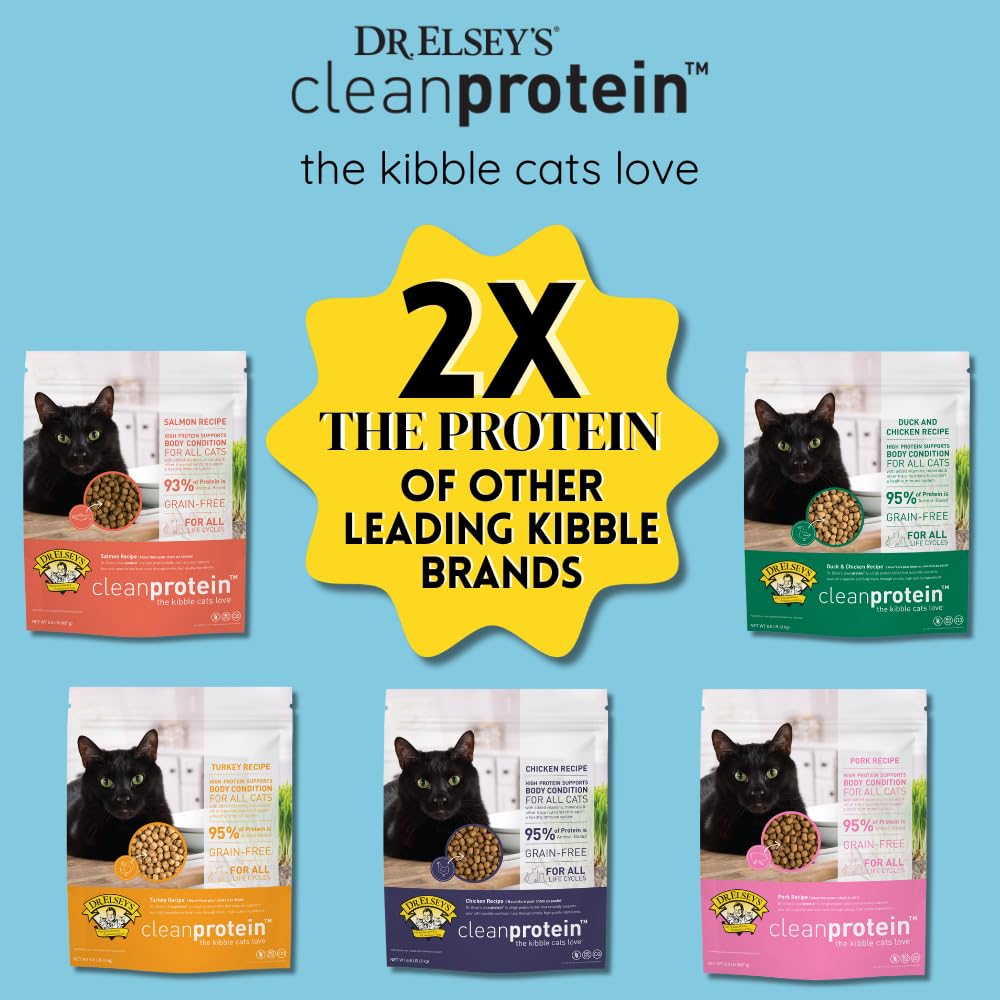 Dr. Elsey's étiquette nutrition proche montrant informations clés
