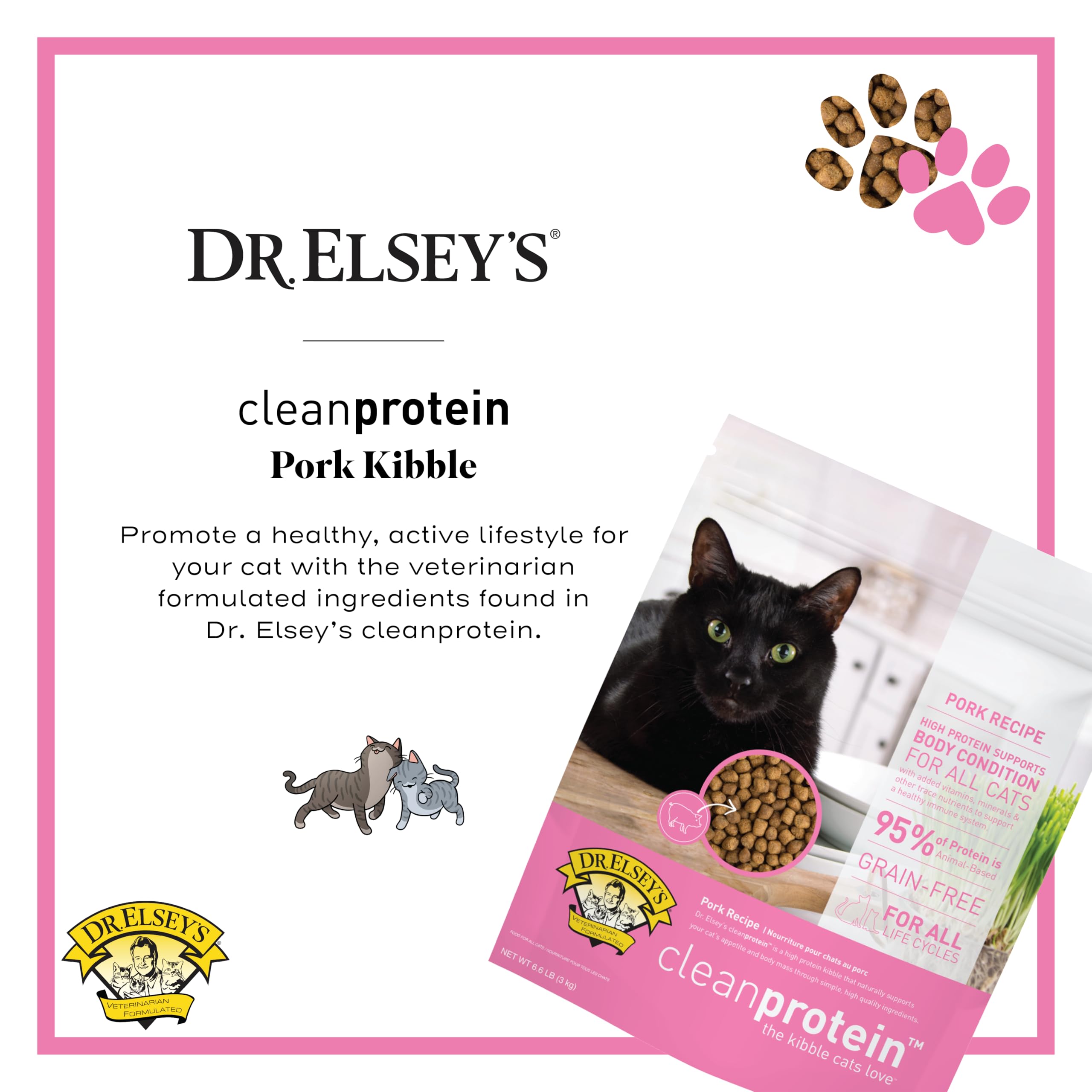 Dr. Elsey's croquettes servies dans un bol pour une alimentation équilibrée