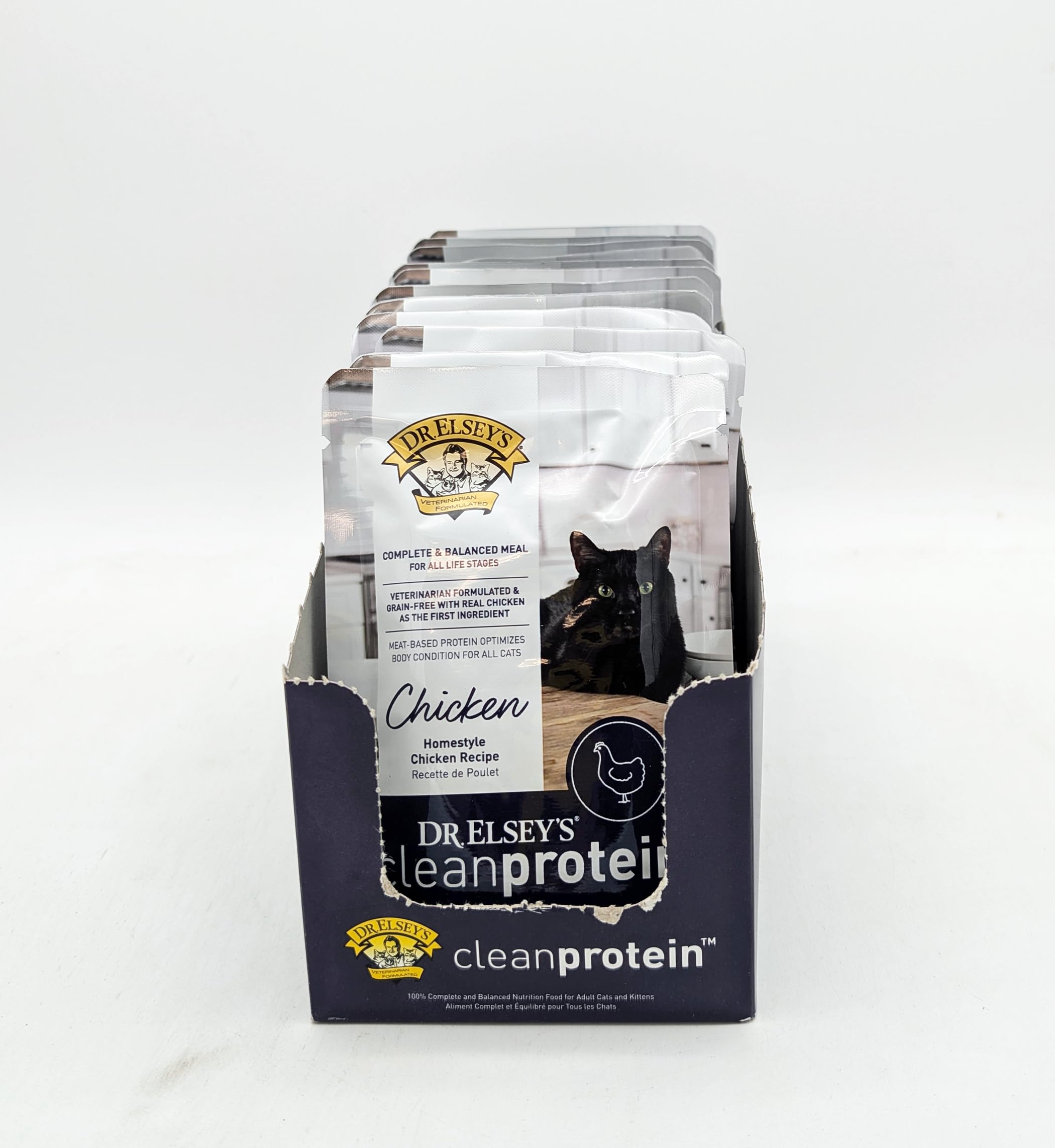 Dr. Elsey's emballage du pouch face montrant le pack et facilité d'utilisation