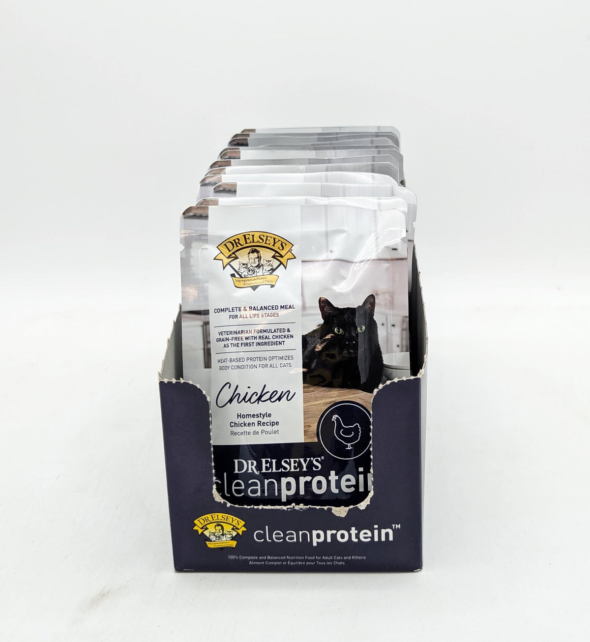 Dr. Elsey's emballage du pouch face montrant le pack et facilité d'utilisation