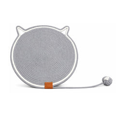 Dr. Fluffyyes tapis griffoir face avant montrant design et usage
