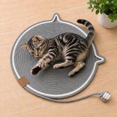 Dr. Fluffyyes gros plan texture coton pour griffades durables