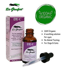 Dr. Goodpet gouttes sur oeil de chat nettoie et réduit larmoiements visibles