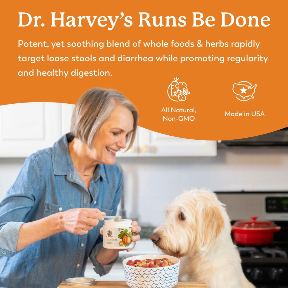 Dr. Harvey's cuillère montrant dosage facile et mélange à la nourriture